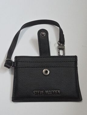 Steve Madden  Black Coin Purse/Card Holder
